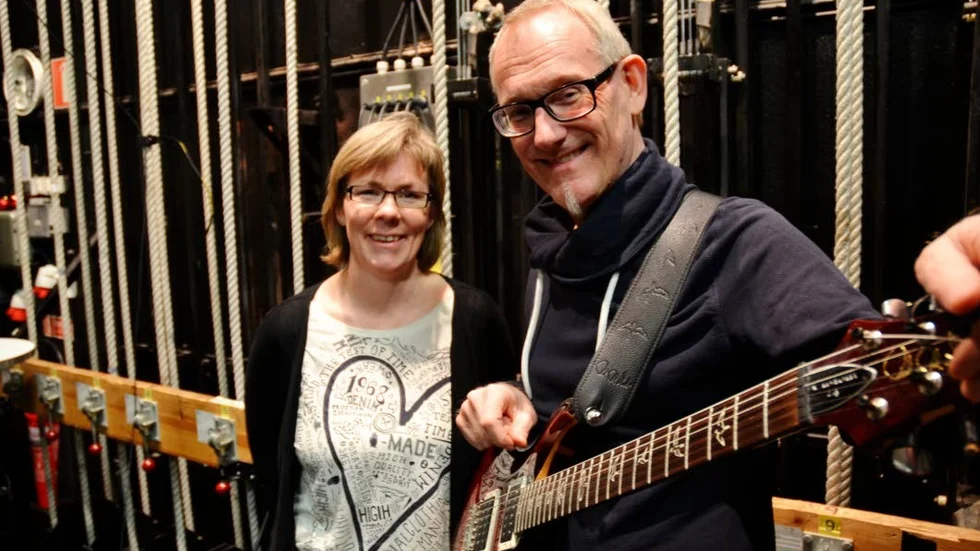 SKAPARE. Micke Holmström har skrivit musiken och Maria Bark manuset till rockmusikalen som ser ut att fylla Kulturhuset två gånger om på annandag påsk.