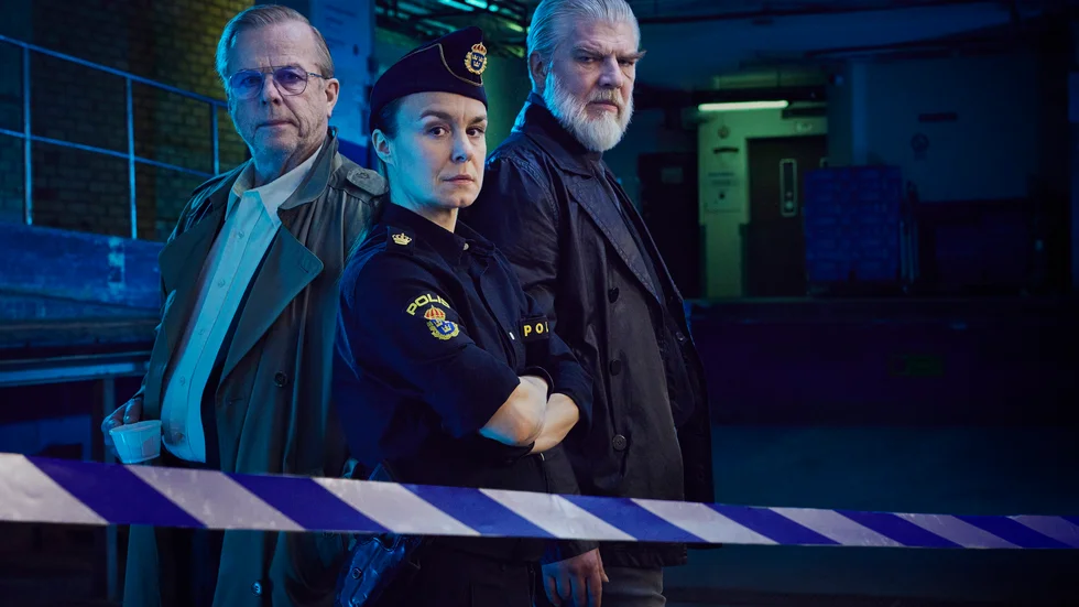 Krister Henriksson, Rebecka Hemse och Jakob Eklund. Pressbild.