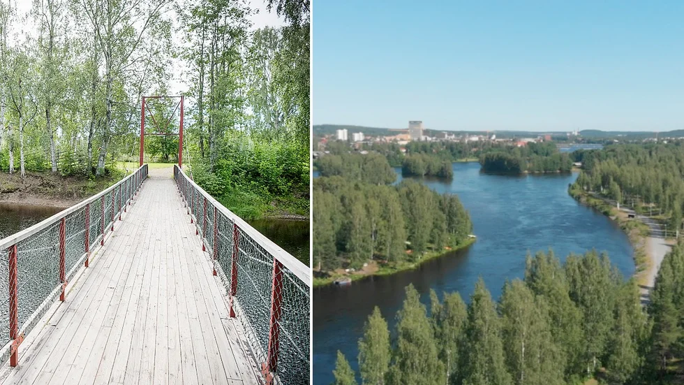 Personen tror att behovet av fina naturmiljöer nära centrum kommer att öka när Skellefteå växer,