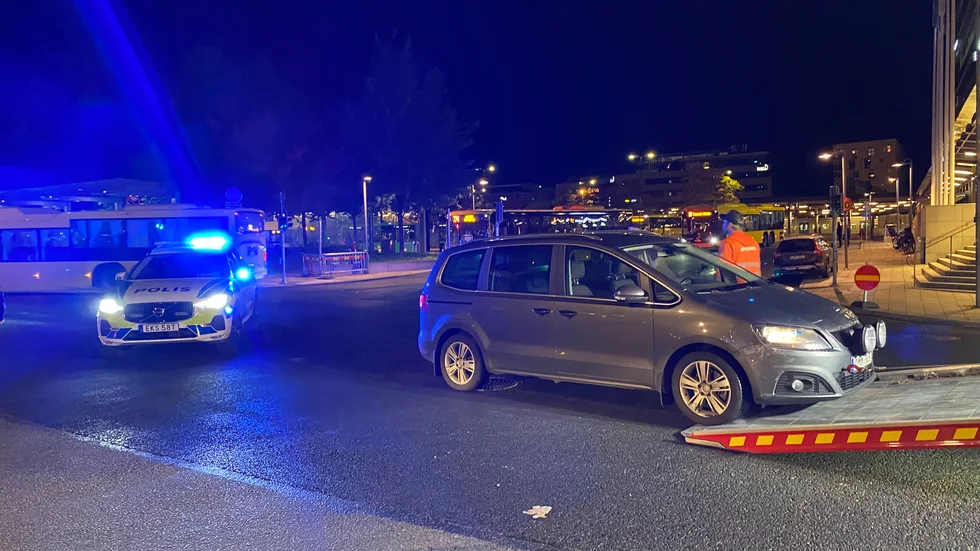 Olyckan inträffade på fredagskvällen.