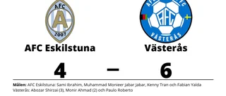 AFC Eskilstuna föll hemma mot Västerås