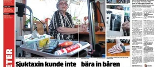 Hjälp till sjuktaxi inte alltid i budget