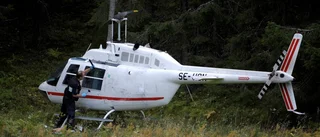 Rånhelikopter flyger fjällturister