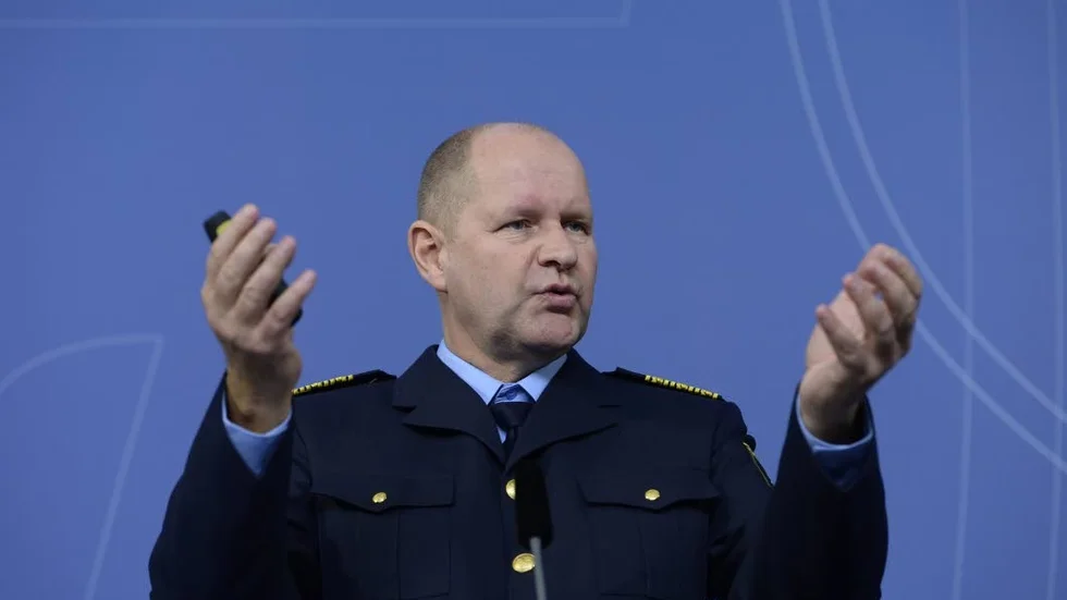 Rikspolischef Dan Eliasson. Fler faktorer avgörande.