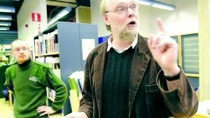 Bibliotekets chef Conny Äng oroas över tjänstemännens sparförslag.
FOTO: JANNE FORSBY