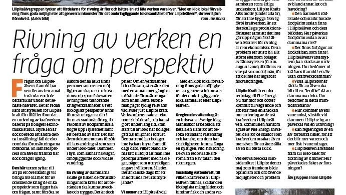 Piteå-Tidningen, 16 juni 2018.
