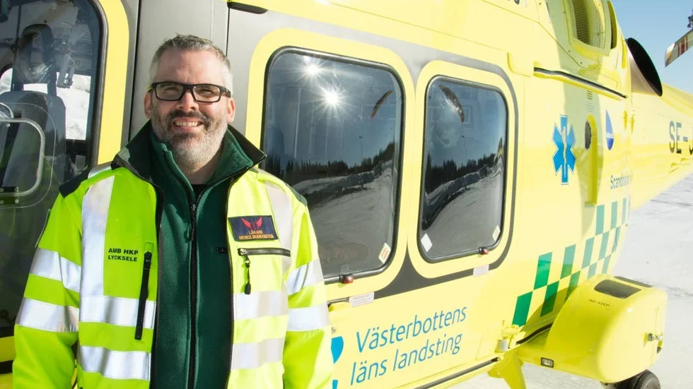 Sveriges, Europas och kanske till och med världens mest moderna. Så beskriver Patrick Brandenstein den nya ambulanshelikoptern.