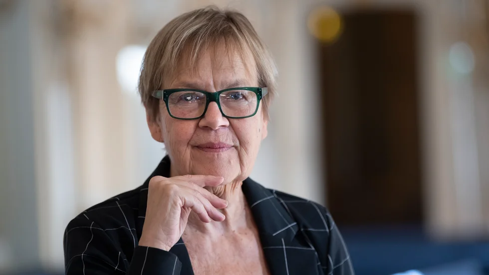 Tua Forsström beskriver Espmark som "en klippa" och en "fast punkt" i Svenska Akademien. Arkivbild.