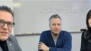Linus Sköld (i mitten), här tillsammans med skolchef Jan-Erik Backman och gymnasierektor Helena Hansson, har haft fullt upp med rekryteringar i sommar. Sju tjänster är fyllda. (Arkivbild)
