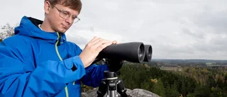 Supermånen dold bakom moln