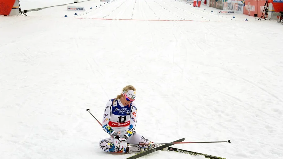 Magdalena Pajala, missar SM på hemmaplan.