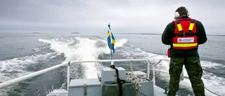 Sjöräddningsövning i skärgården