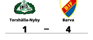 Seger för Barva på bortaplan mot Torshälla-Nyby