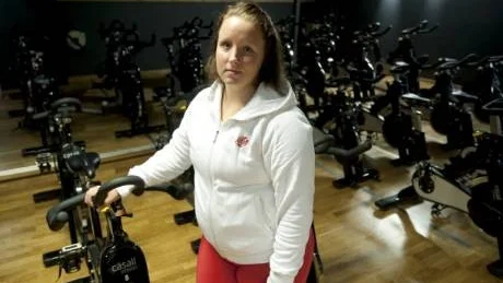 - Det ska bli jättespännande när vi får ytterligare en lokal på Ingelsta och möjlighet att äntligen ta emot alla som vill gympa hos oss, säger Malin Listenius på Friskis & Svettis.Foto: Robert Svensson