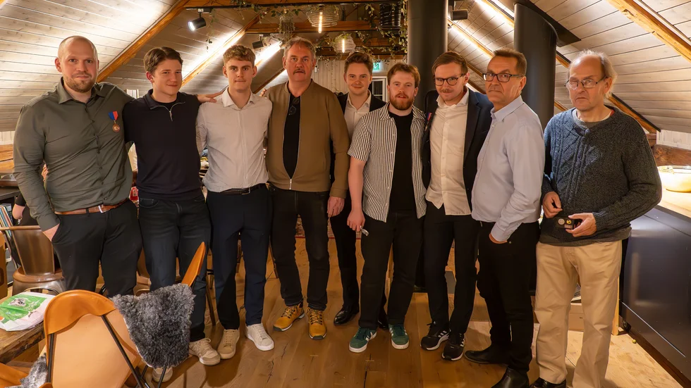 Årets pristagare från Djursdala SK. Andreas Gunnarsson, Max Karlsson, Christofer Borsiö, Michael Milton, Isak Granström, Ludvig Lundqvist, Simon Henriksson, Stefan Karlsson, Göran Svensson.