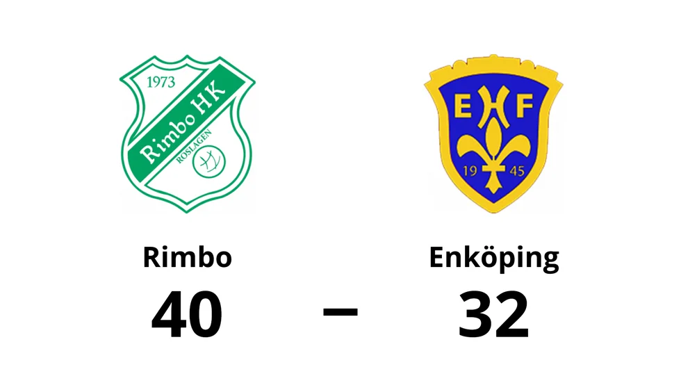 Rimbo vann mot Enköpings HF