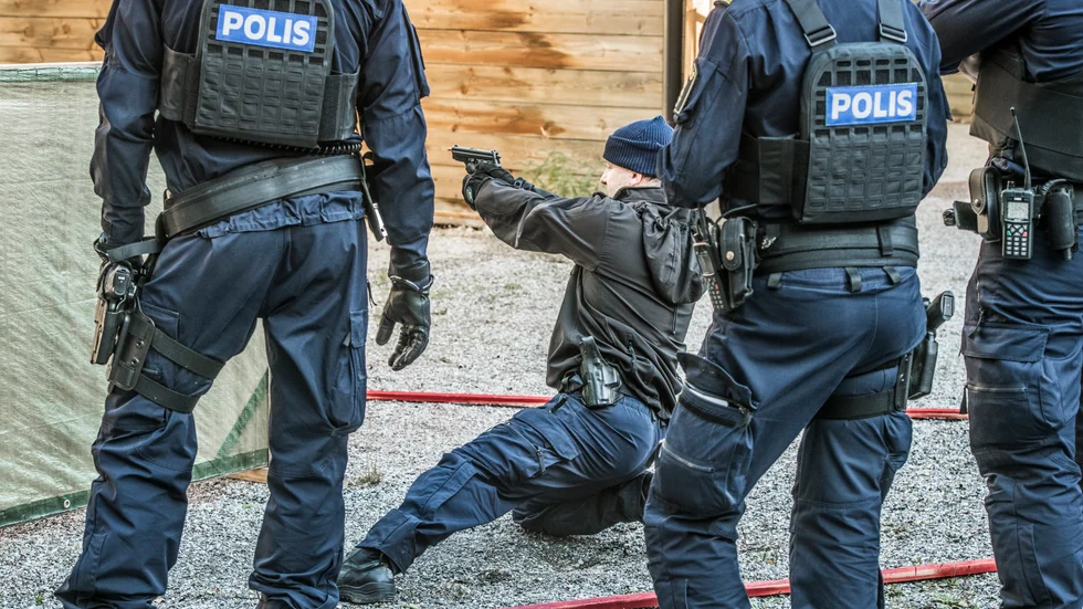 Positivt men inte tillräckligt, anser Polisförbundet om regeringens föreslagna satsningar för att göra polisutbildningen mer attraktiv. Arkivbild.