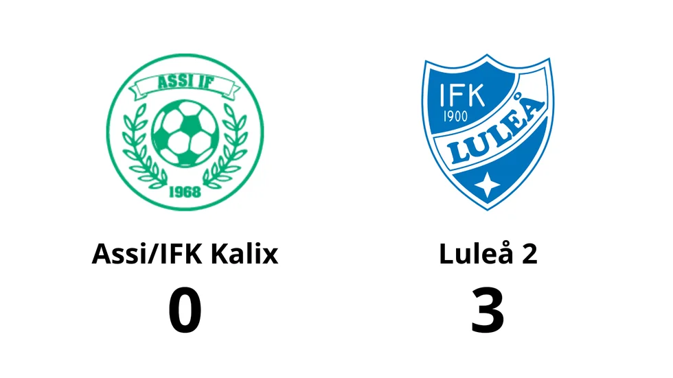 Assi/IFK Kalix förlorade mot IFK Luleå 2