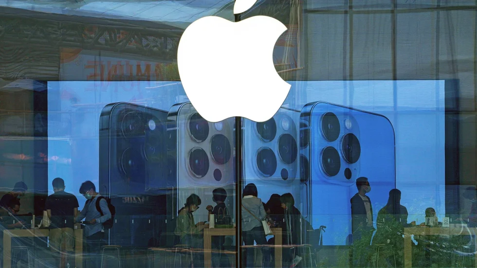 Ny mobiltelefonmodell från Apple väntas lanseras i dag. Arkivbild.
