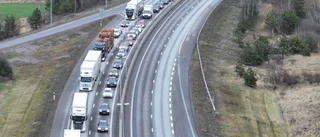 Stökigt på E4 i påsktrafiken – följ läget live