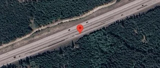 Stopp på E4 på grund av en singelolycka