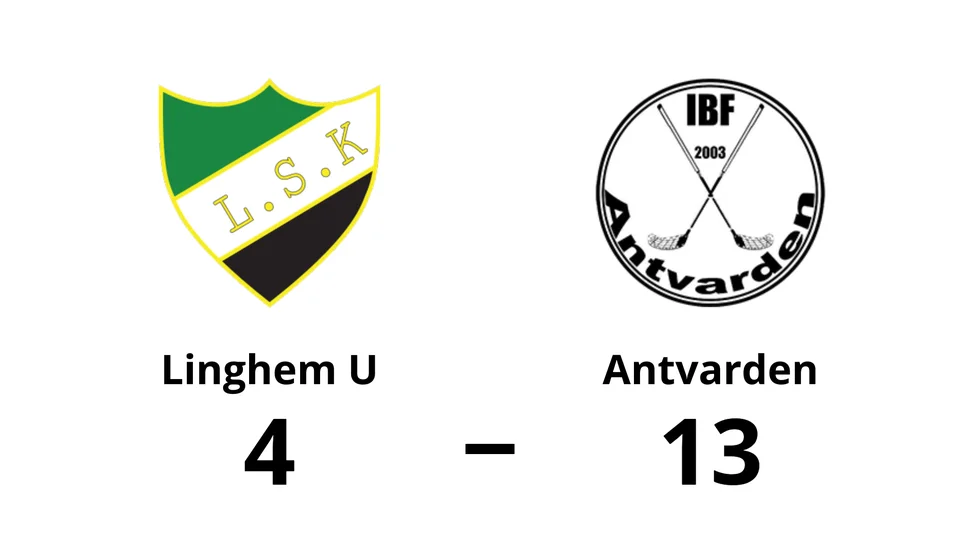 Linghem U förlorade mot IBF Antvarden