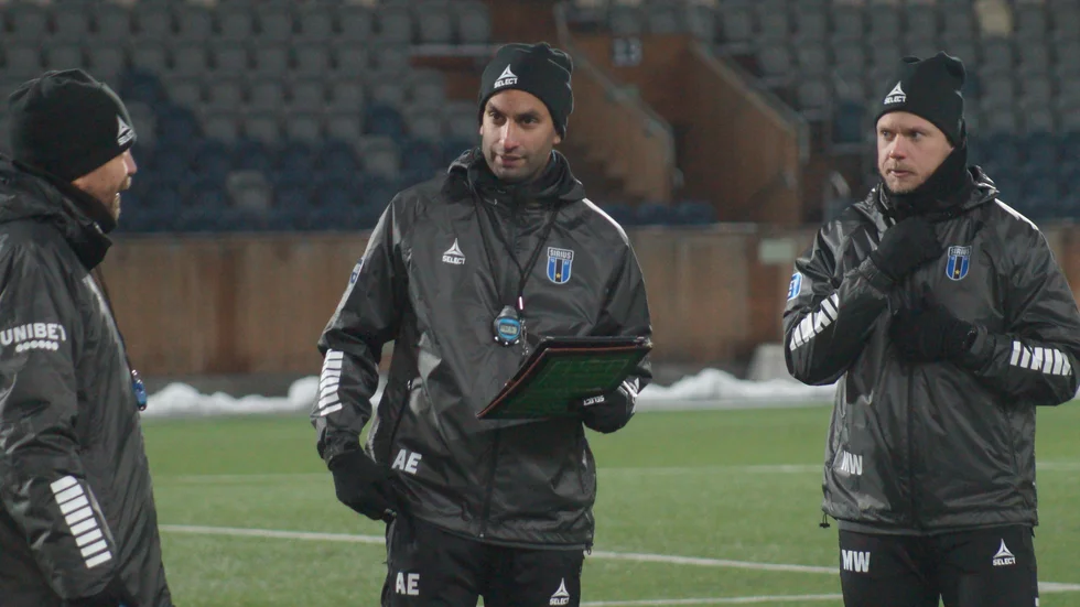 Sirius nye tränare Andreas Engelmark.