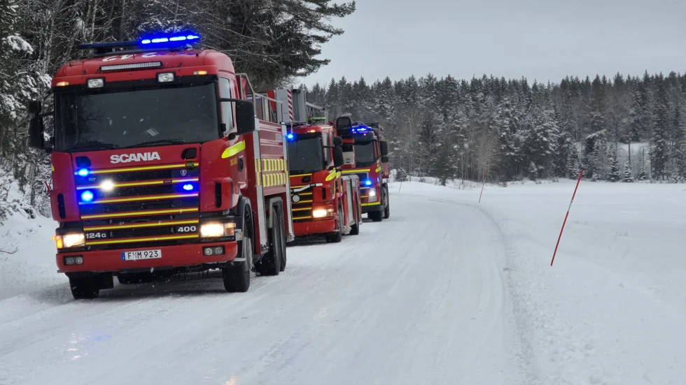 Ett larm om en brand i Hedenäset kom på tisdag eftermiddag. (Arkivbild)