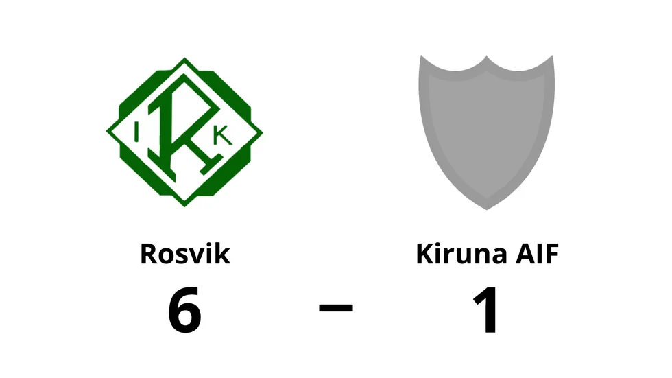 Rosvik IK vann mot Kiruna AIF