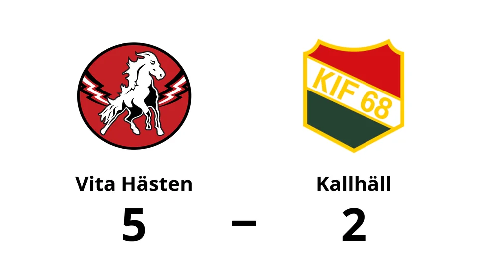 HC Vita Hästen vann mot Kallhälls IF