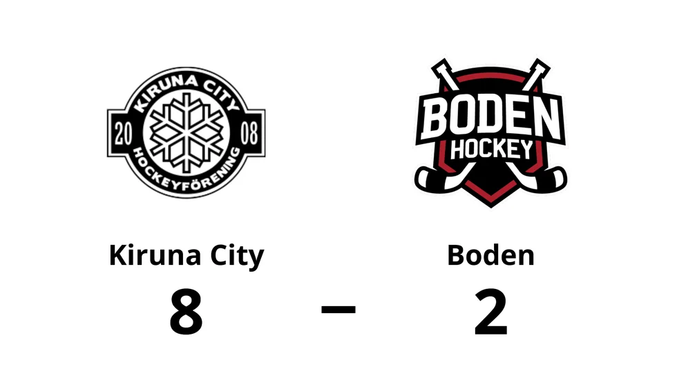 Kiruna City HF vann mot IF Boden