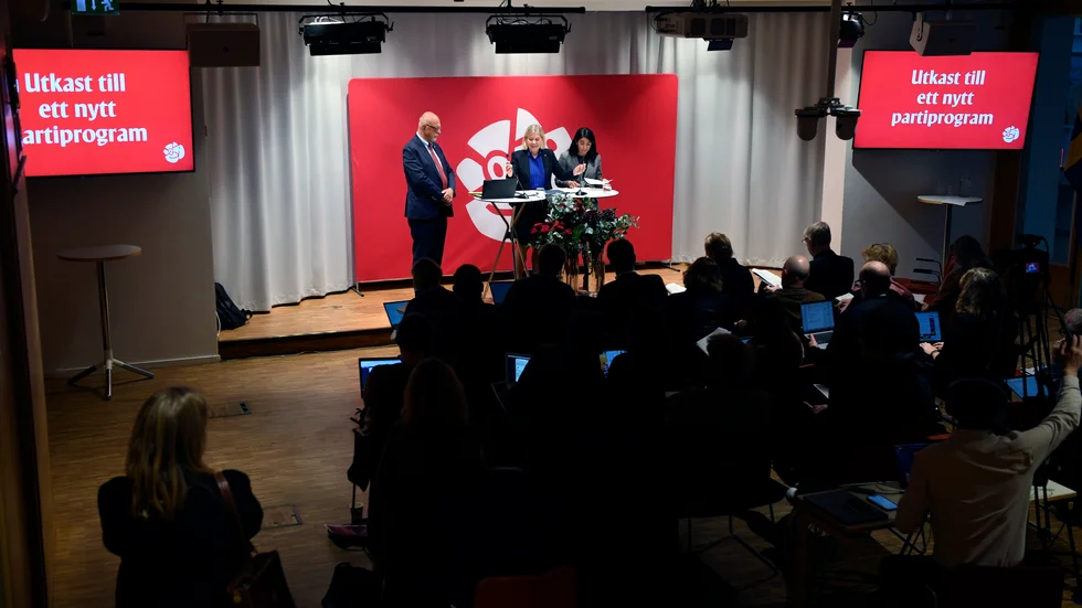 Socialdemokraterna bygger vidare på den materialistiska historieuppfattningen vilket får Anders Jonsson att minnas ett möte med den förre statsministern Göran Persson.