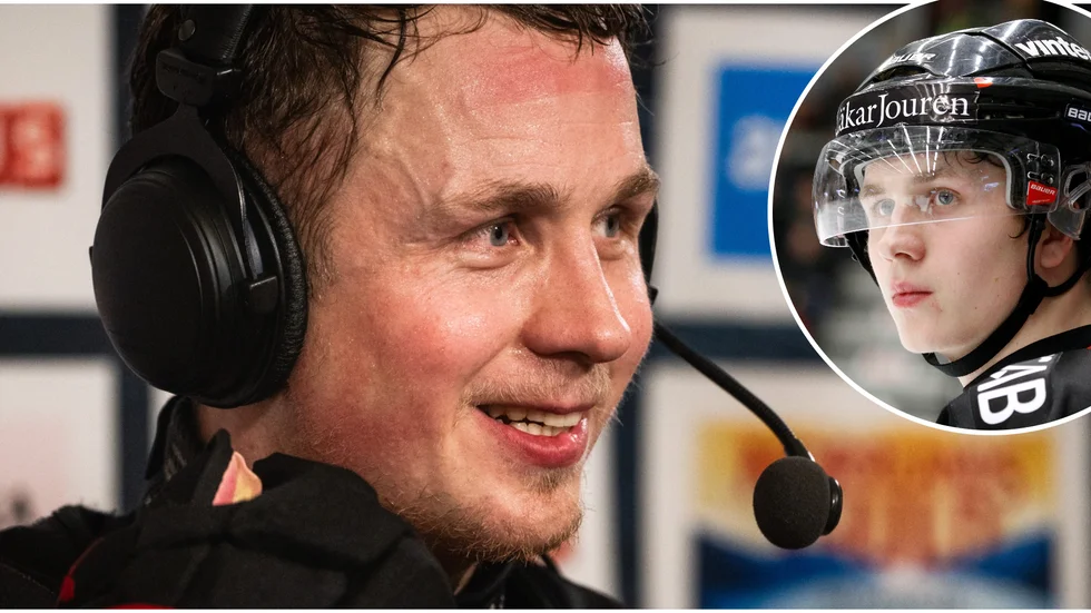 Jonas Berglund nu och för 14 år sedan.
