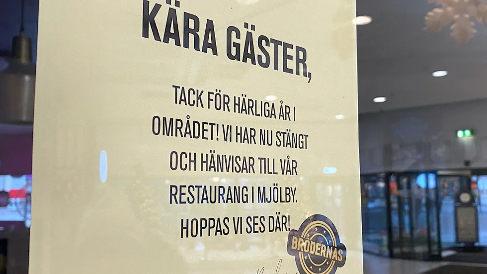 Brödernas i Motala är en av många restauranger i kedjan som tvingas stänga på grund av dålig ekonomi.