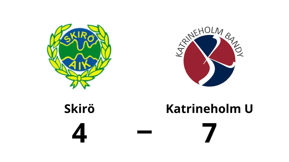 Skirö AIK förlorade mot Katrineholm Bandy U