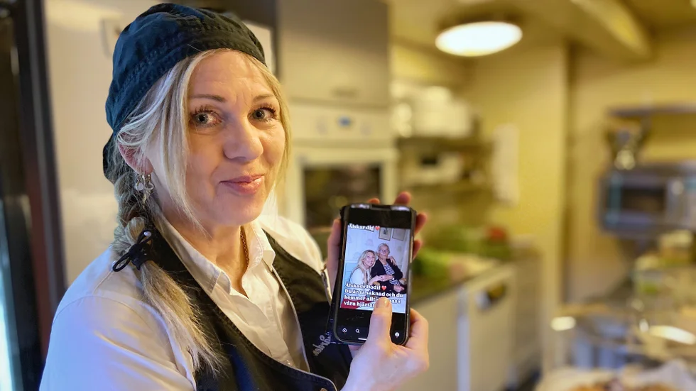 Magdalena Bettoschi och hennes personal kommer att sakna Bodil Sterner som kund och vän. Kaféföreståndaren har gjort ett inlägg i sociala medier med en hyllning till den kära stamgästen, som somnade in i söndags.