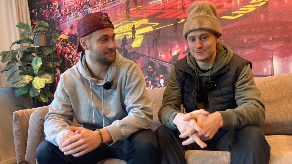 "Det räcker att han pratar så börjar jag skratta", säger David Lilja om vänskapen till Pontus Andreasson.