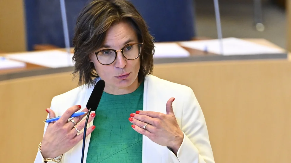 Förra EU-ministern Jessika Roswall (M) har fått en tolvpunktslista i uppdrag av EU-kommissionens ordförande Ursula von der Leyen. Arkivfoto.