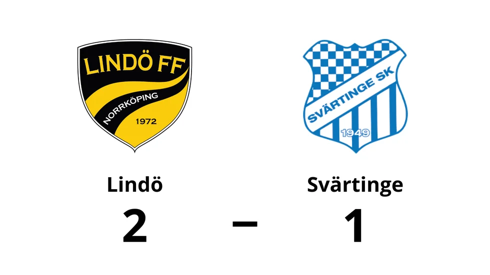 Lindö vann mot Svärtinge SK