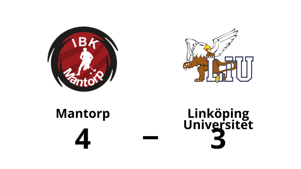 IBK Mantorp vann mot Linköping Universitet
