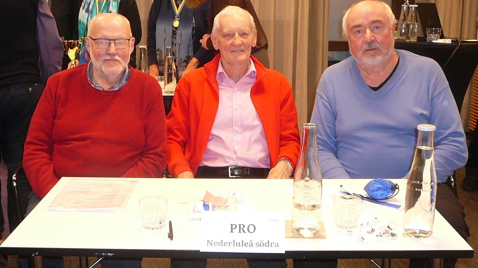 Anders Brännström, Ove Johansson och Erling Öhman försvarade Luleås färger i riksfinalen. 