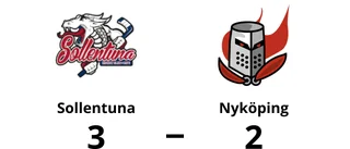 Nyköping föll – trots comeback mot Sollentuna