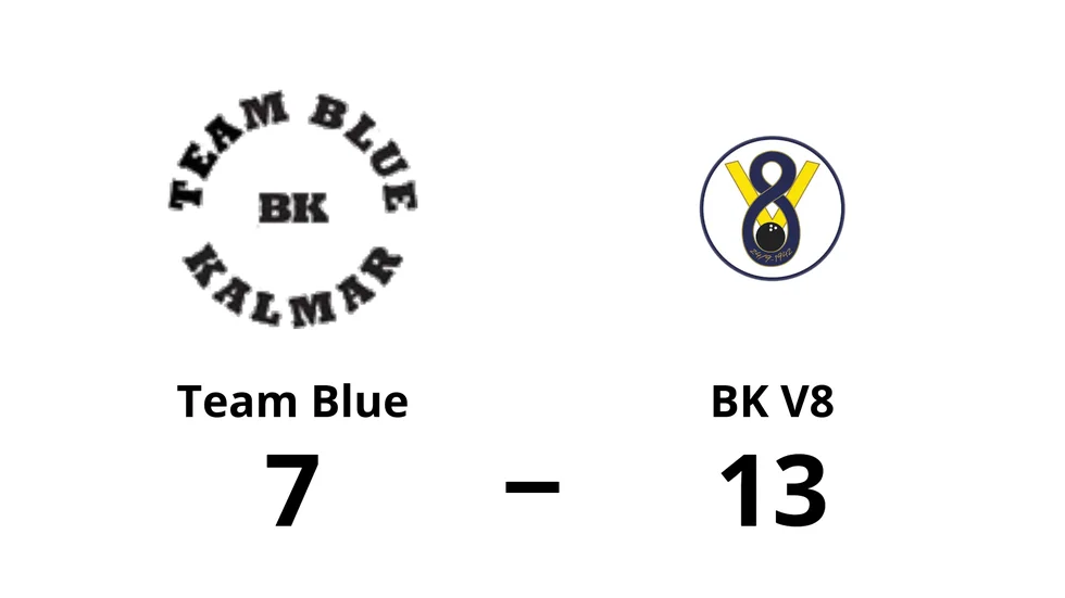 Team Blue BK förlorade mot BK V8