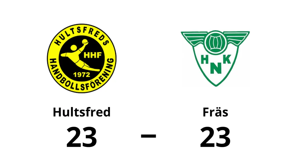 Hultsfreds HF spelade lika mot Fräs