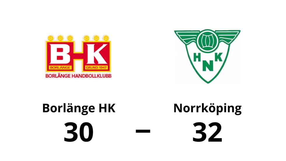 Borlänge HK förlorade mot Norrköping