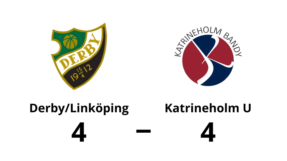 Derby/Linköping spelade lika mot Katrineholm Bandy U