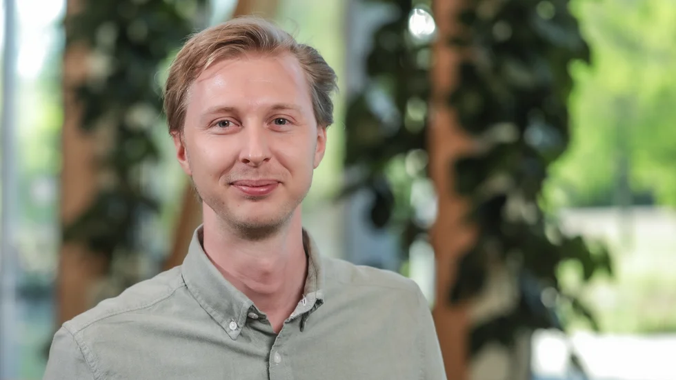 Erik Höjgård-Olsen, meteorolog vid SMHI.