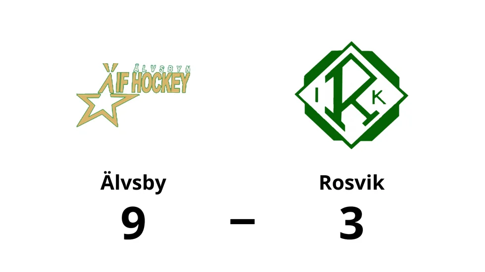 Älvsby IF Hockey vann mot Rosvik IK