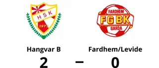 Hangvar B vann efter stark start mot Fardhem/Levide