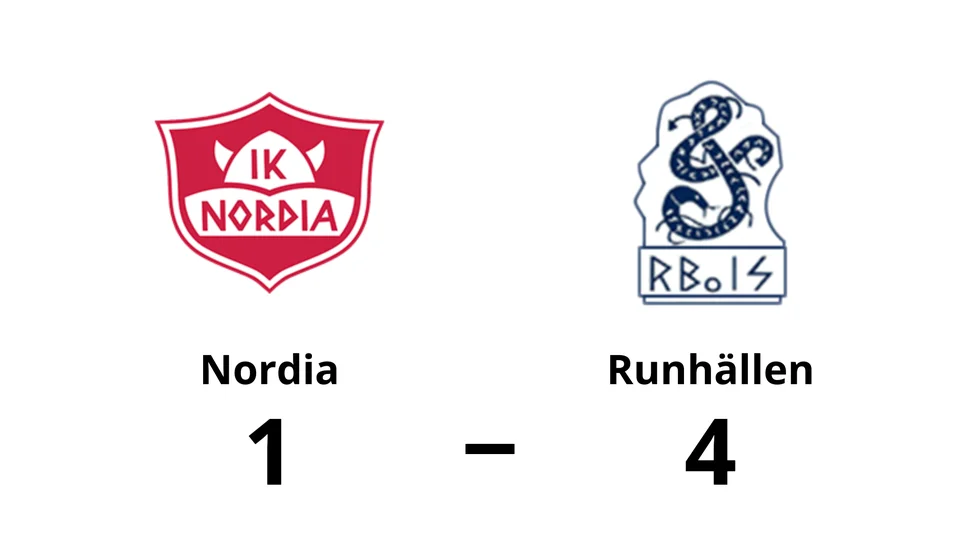 IK Nordia förlorade mot Runhällen